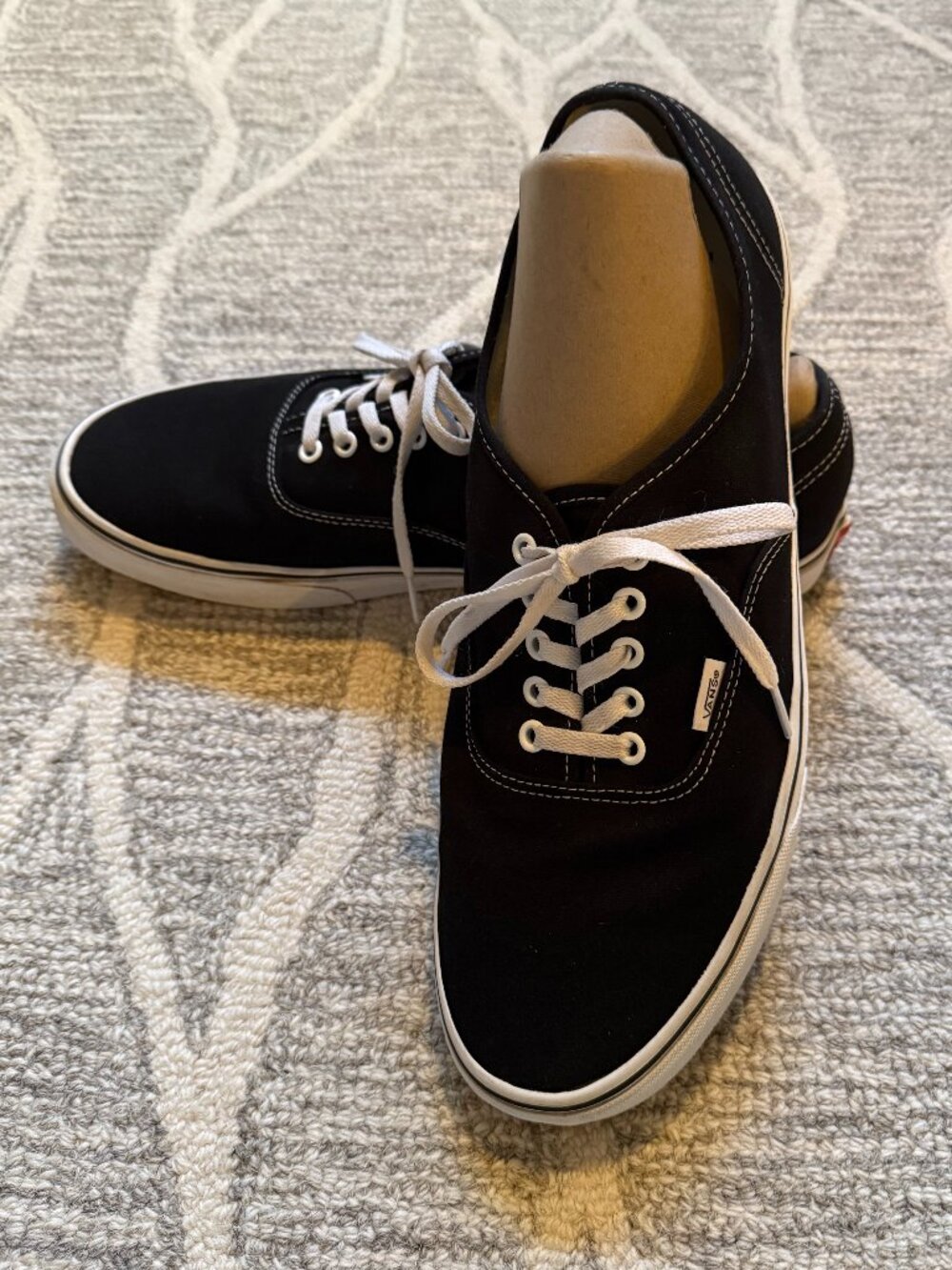 Vans Authentic Classic Black Sneakers SZ 14